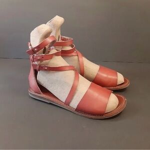 American Eagle Outfitters Strappy Brown Sandals